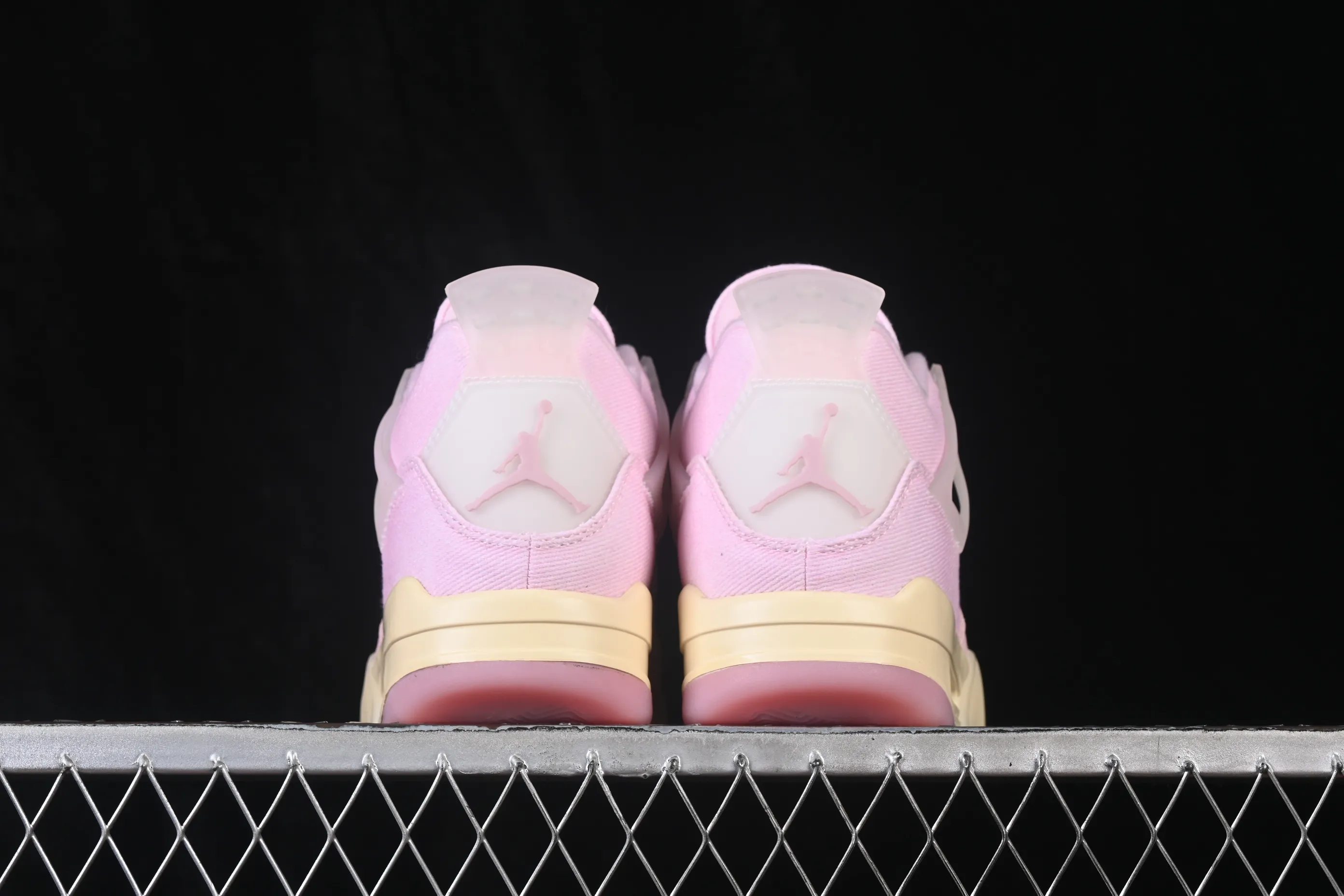 All categories Air Jordan Jordan series basketball shoes Air Jordan 4 TK version Air Jordan 4 Retro "Iced Carmine" AJ4 Jordan 4 denim ice plum powder replica basketball shoes IB6716-600